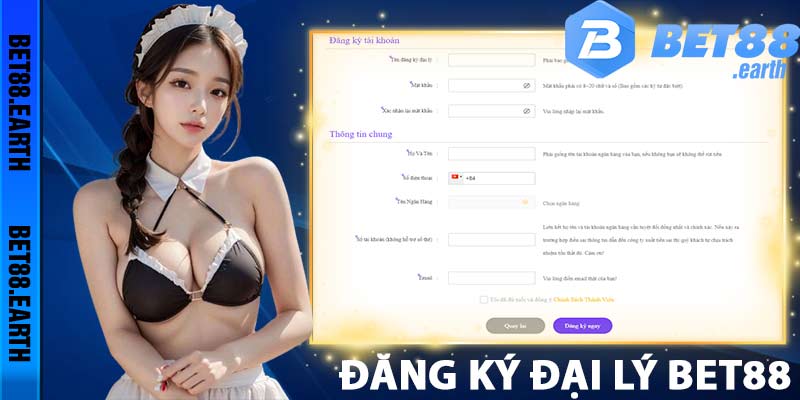 Cách đăng ký làm đại lý nhà cái Bet88